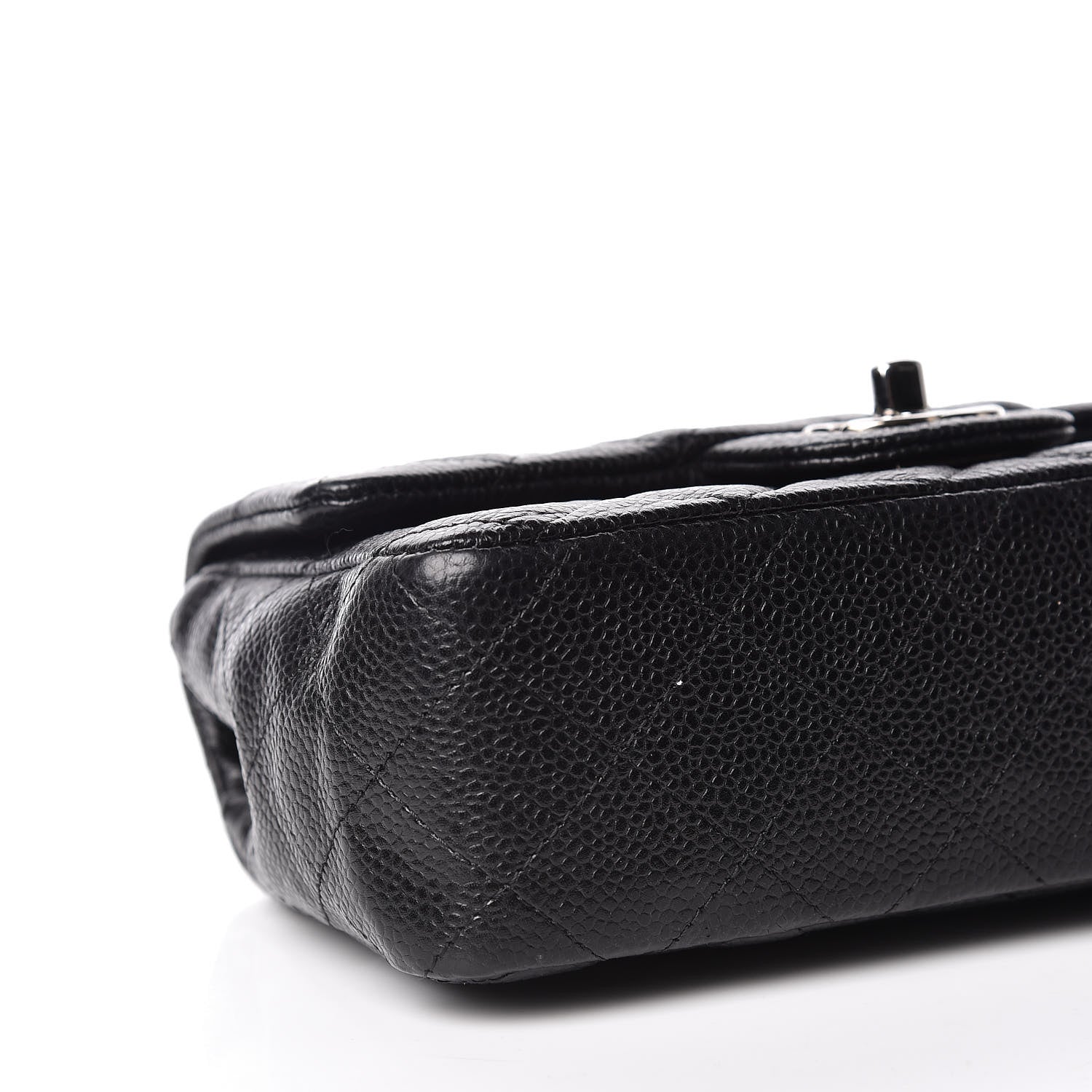 Chanel Caviar Quilted Mini Rectangular Flap Black 6 of 12