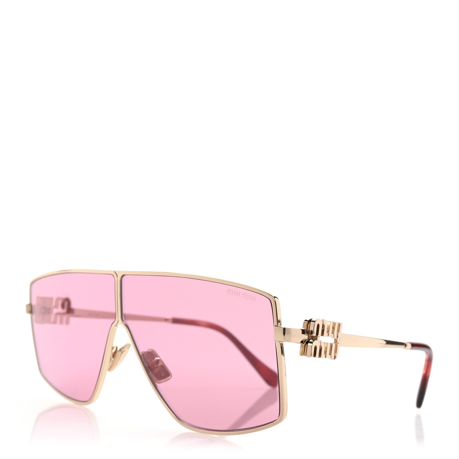 Miu Miu Metal Sunglasses SMU51Z Gold Amaranto 1 of 7