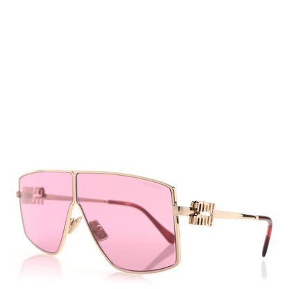 Miu Miu Metal Sunglasses SMU51Z Gold Amaranto 1 of 7