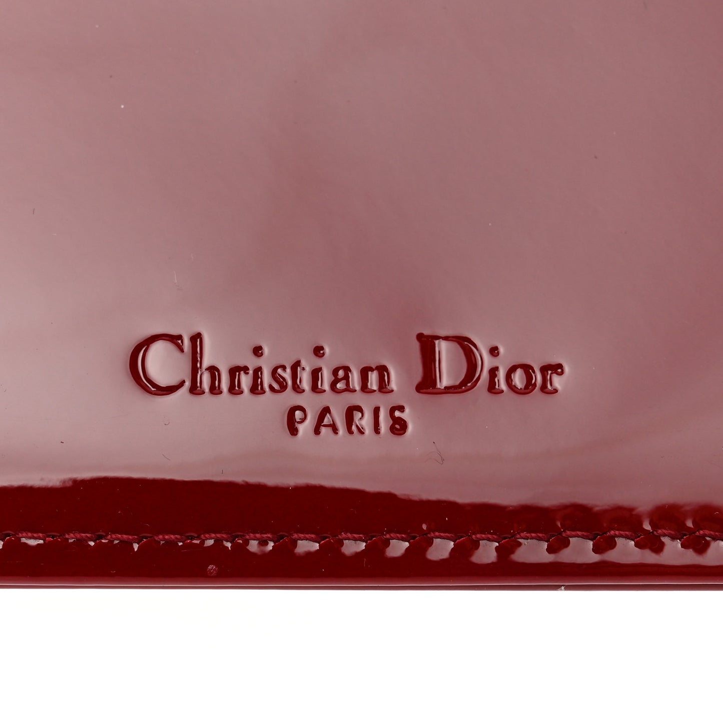 Patent Lady Dior Convertible Clutch Inserts Red