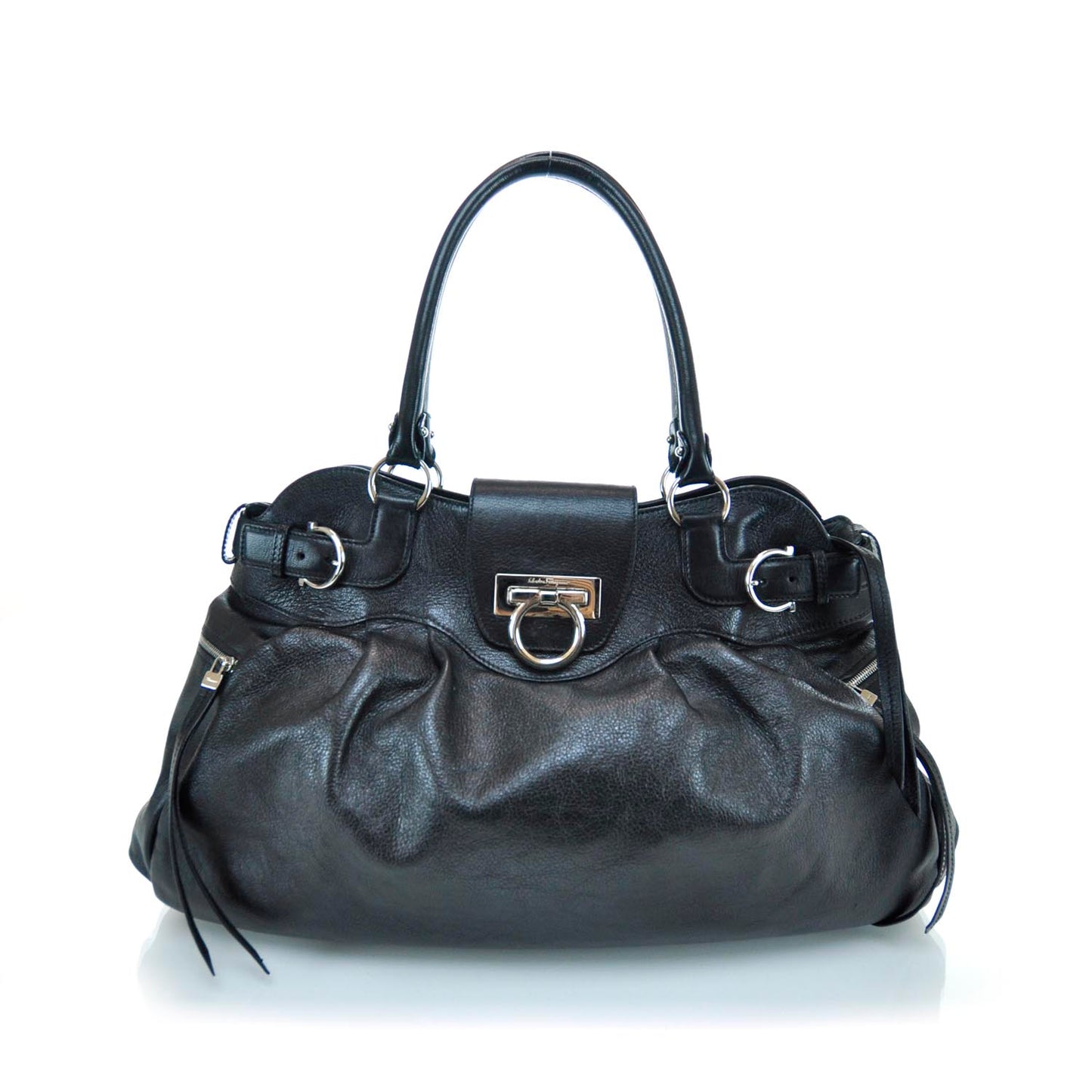 SALVATOREFERRAGAMOLeatherMarisaBlack