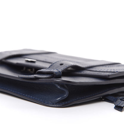 Proenza Schouler Lambskin Large PS1 Chain Wallet Indigo 9 of 10
