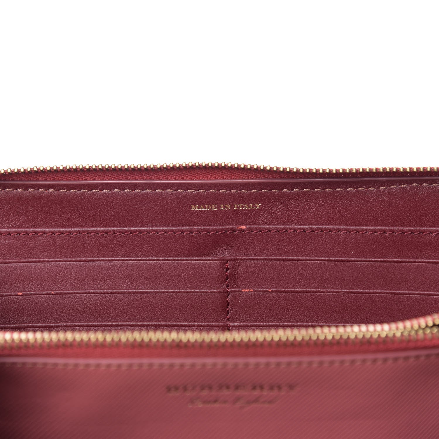 Burberry Trench Calfskin Zip Around Wallet Blossom Pink 6 of 9