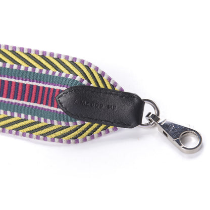 Hermes Toile Swift 50mm Sangle Cavale Shoulder Strap Multicolor Black 5 of 5