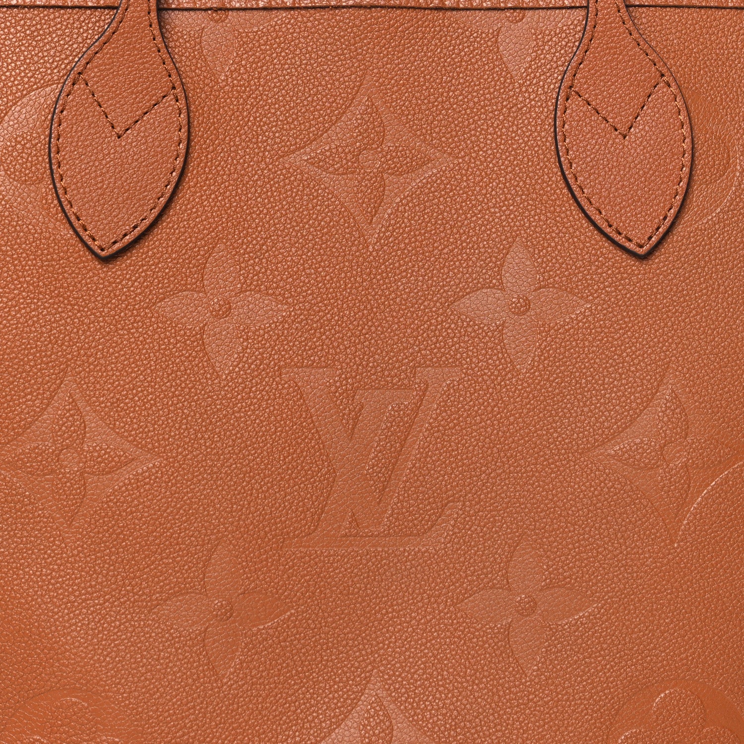 Louis Vuitton Empreinte Monogram Giant Neverfull MM Cognac 8 of 11