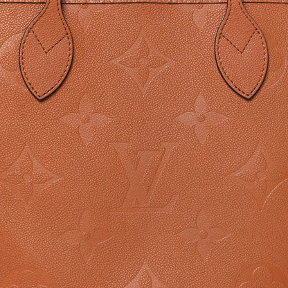 Louis Vuitton Empreinte Monogram Giant Neverfull MM Cognac 8 of 11