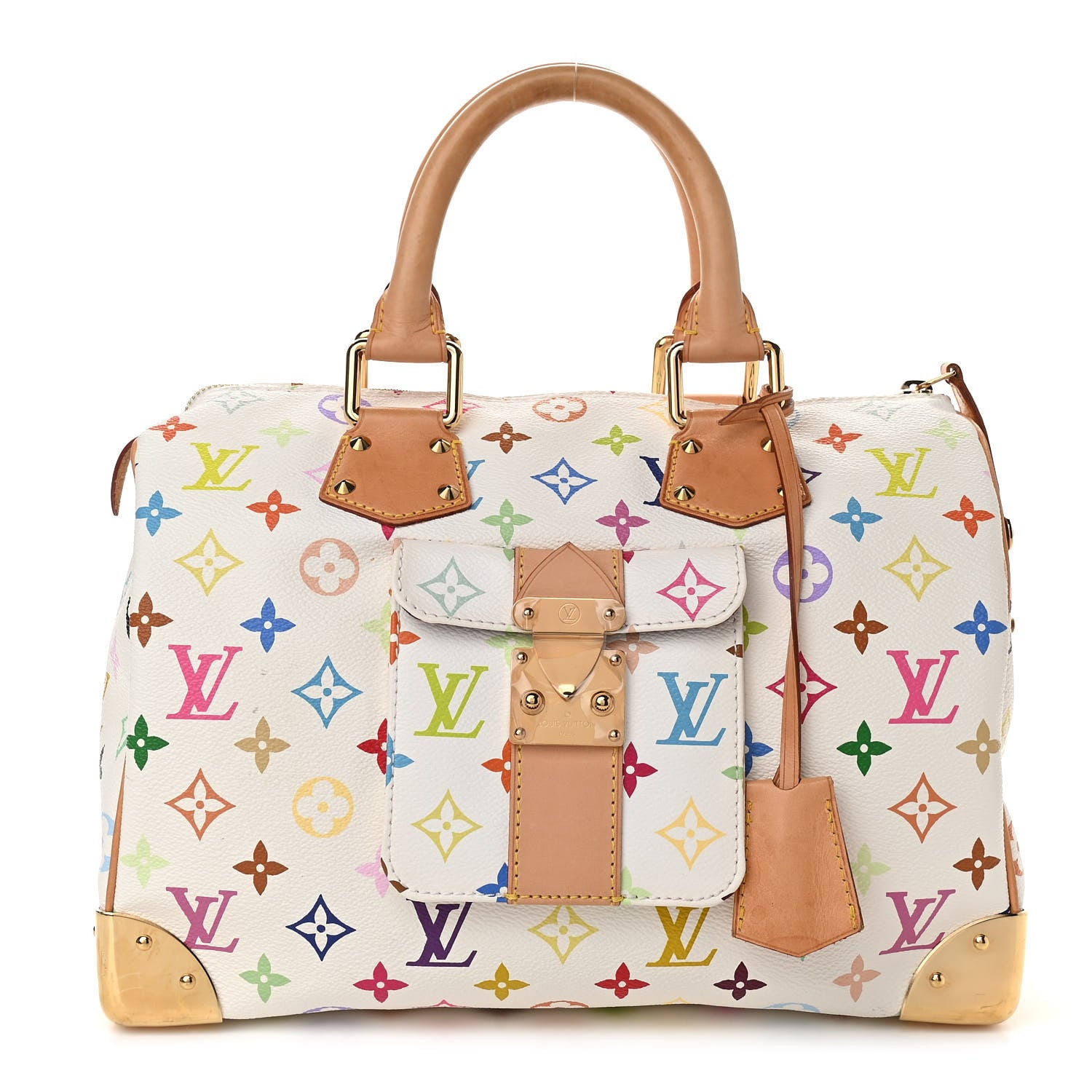 Louis Vuitton Monogram Multicolor Speedy 30 White 1 of 13