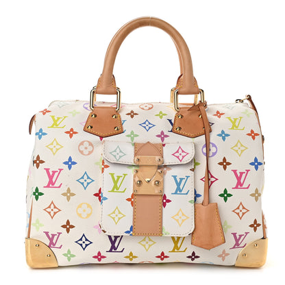 Louis Vuitton Monogram Multicolor Speedy 30 White 1 of 13
