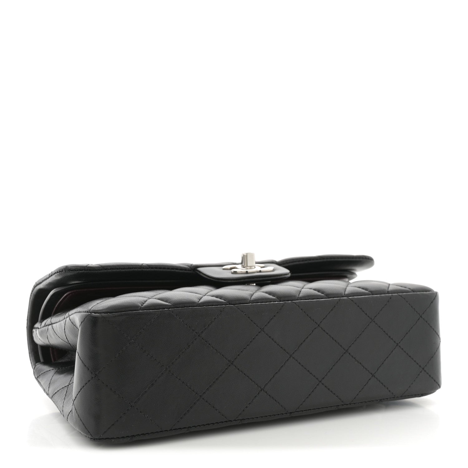 Chanel Lambskin Quilted Small Double Flap Black 4 of 10