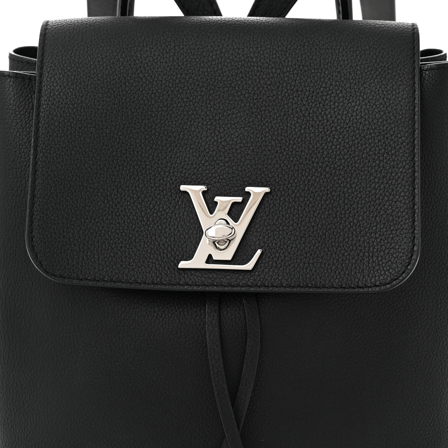Louis Vuitton Calfskin Lockme Backpack Black 7 of 9
