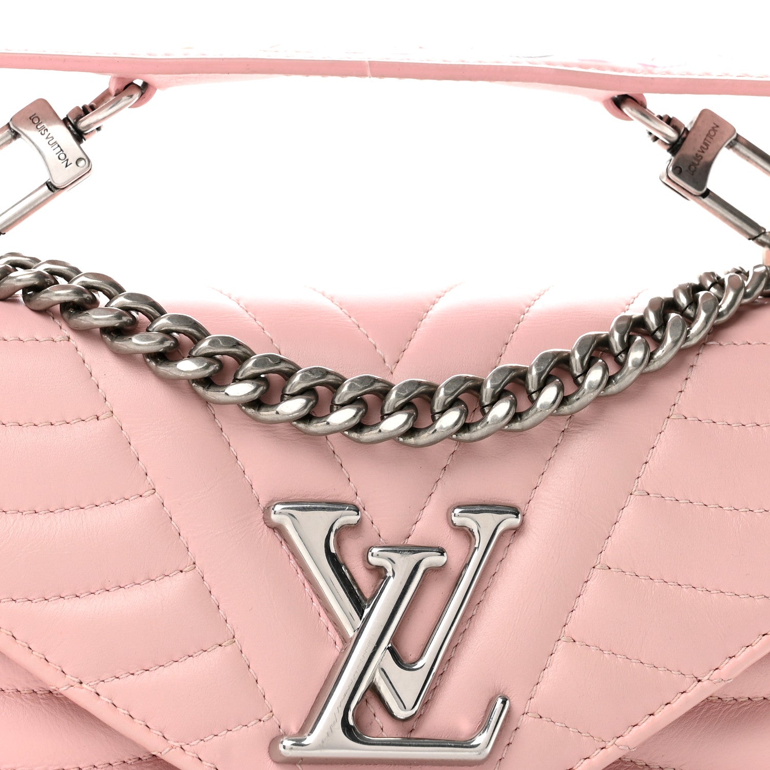 Louis Vuitton Calfskin New Wave Chain PM Smoothie Pink 8 of 14