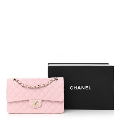 Chanel Caviar Quilted Medium Double Flap Light Pink 12 of 12