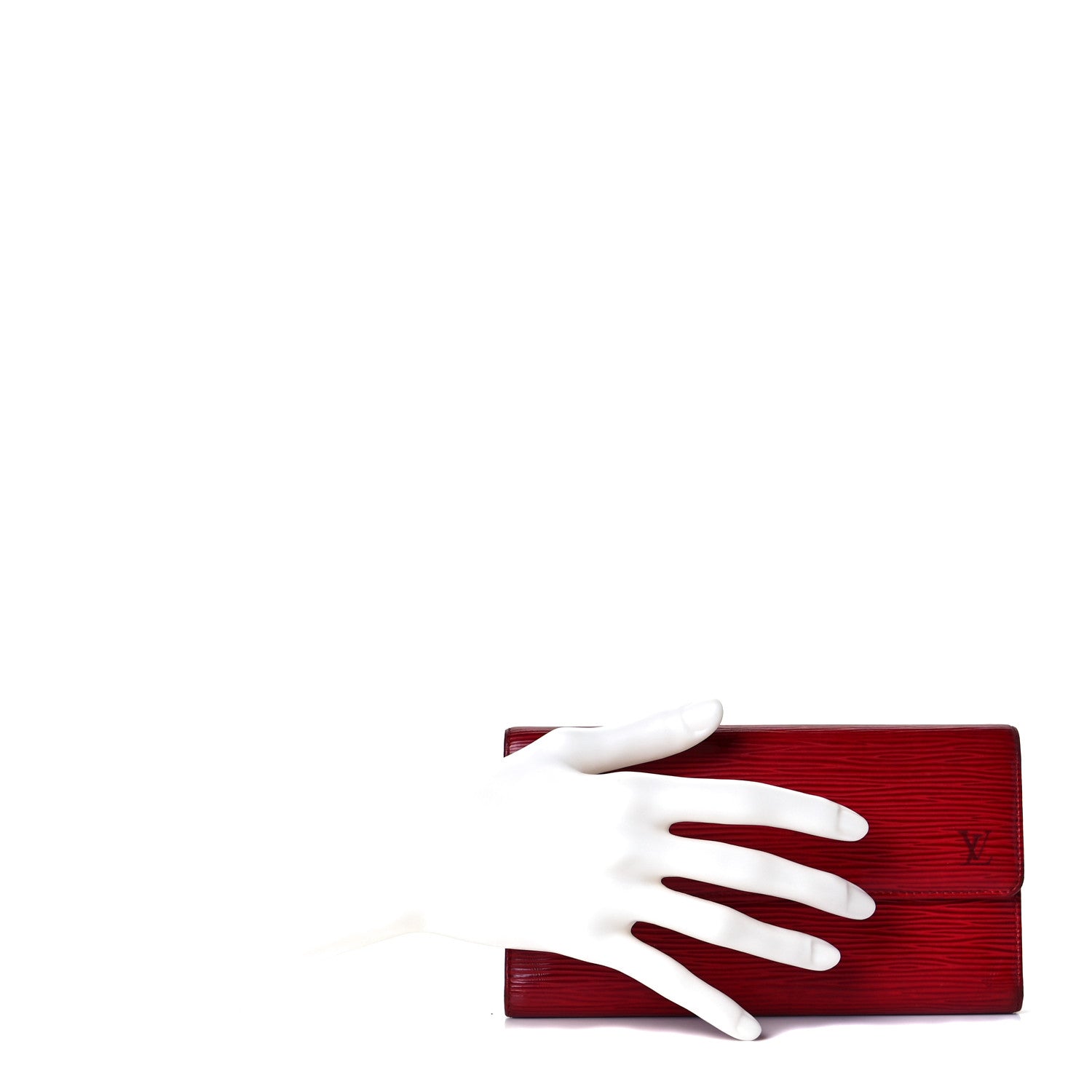 Louis Vuitton Epi Porte Tresor International Wallet Castillan Red 2 of 10