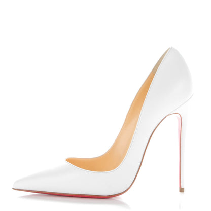 Christian Louboutin Kid So Kate 120 Pumps 37.5 White 1 of 8