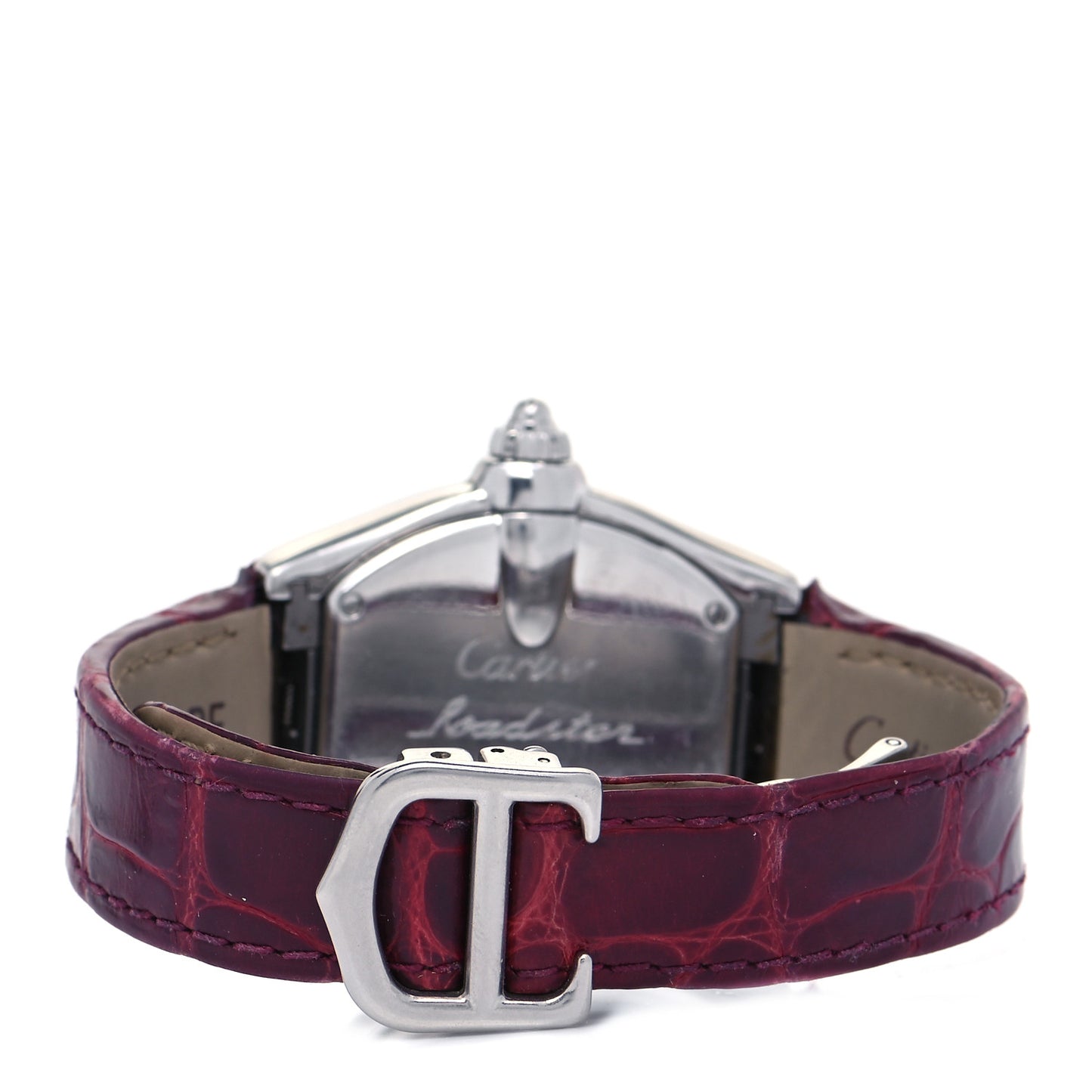 Stainless Steel Alligator 31mm Roadster Quartz Watch Red