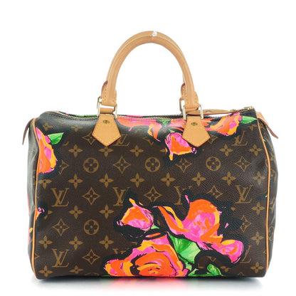 Louis Vuitton Monogram Roses Speedy 30 1 of 7