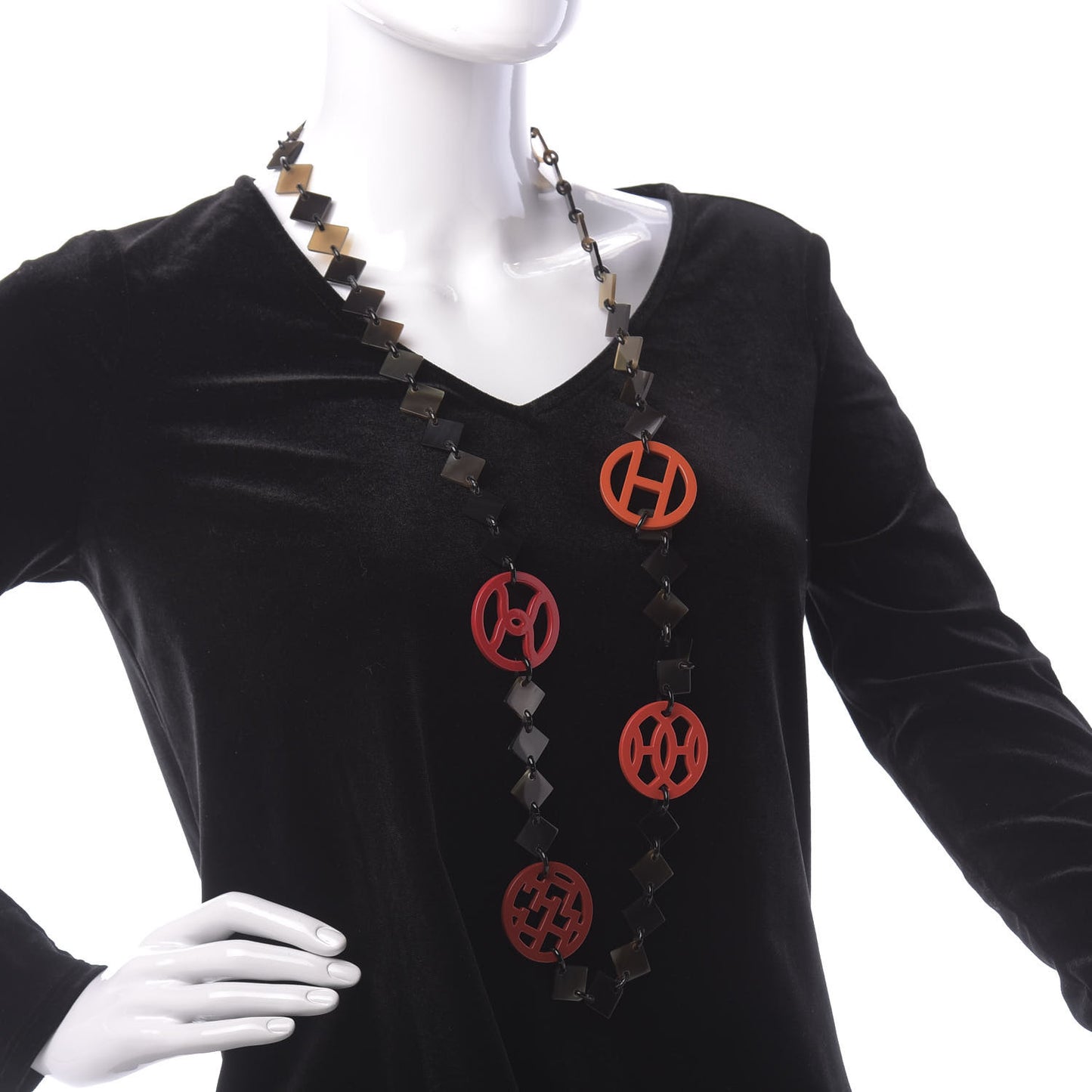 Buffalo Horn Lacquer Deva Necklace