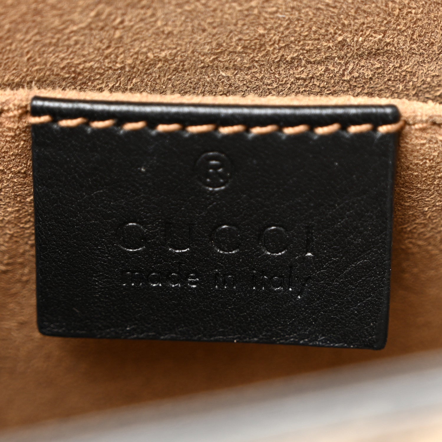 Gucci GG Supreme Monogram Calfskin Small Padlock Shoulder Bag Beige Black Cuir Beige Black Cuir 5 of 12