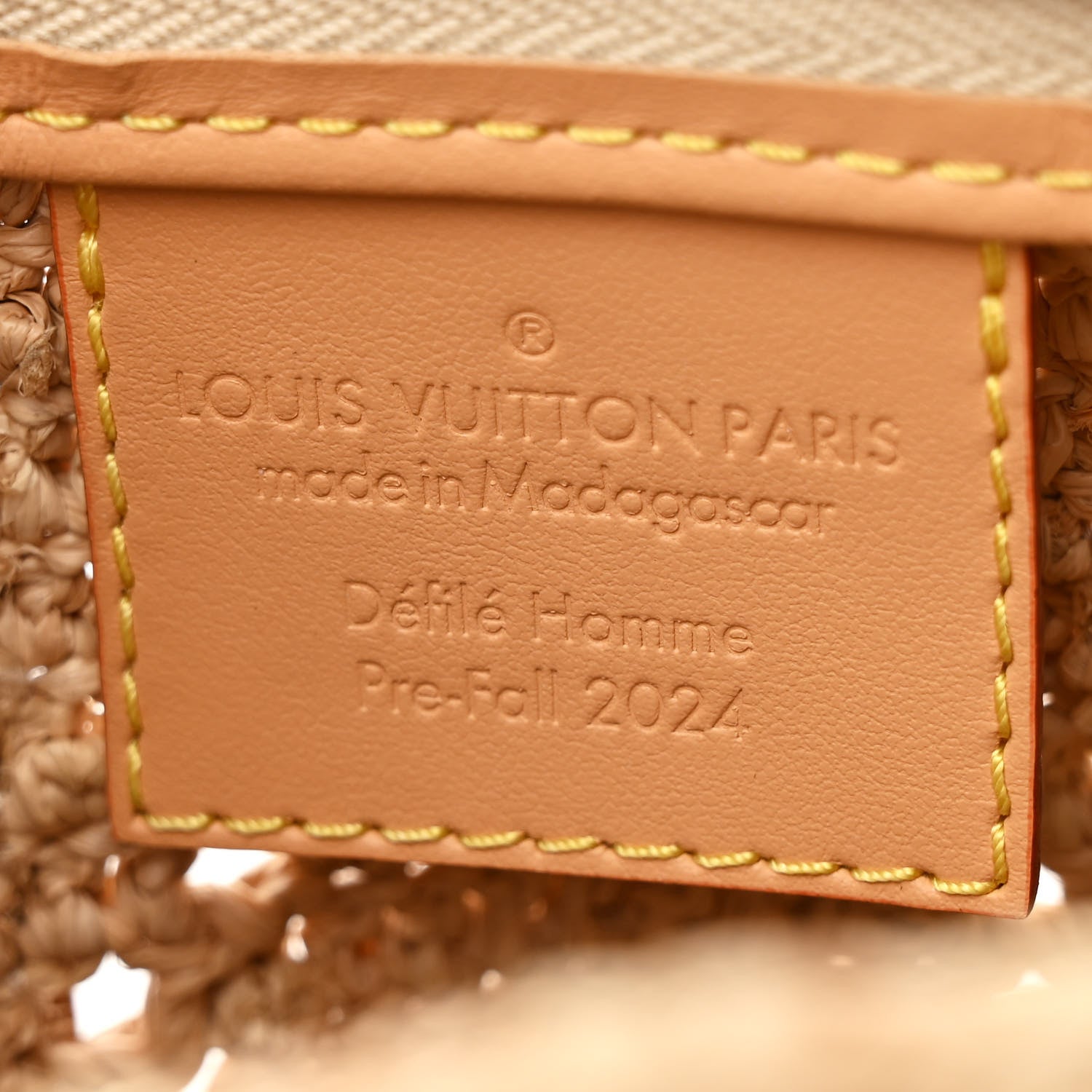 Louis Vuitton Damier Raffia Keepall Bandouliere 25 Natural Beige 6 of 9