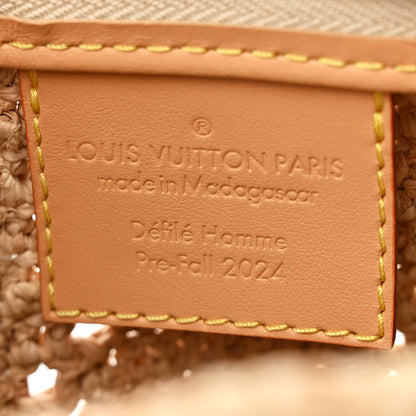Louis Vuitton Damier Raffia Keepall Bandouliere 25 Natural Beige 6 of 9