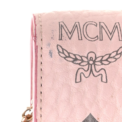 MCM Visetos Large Patricia Wallet On Chain Soft Pink 13 of 14