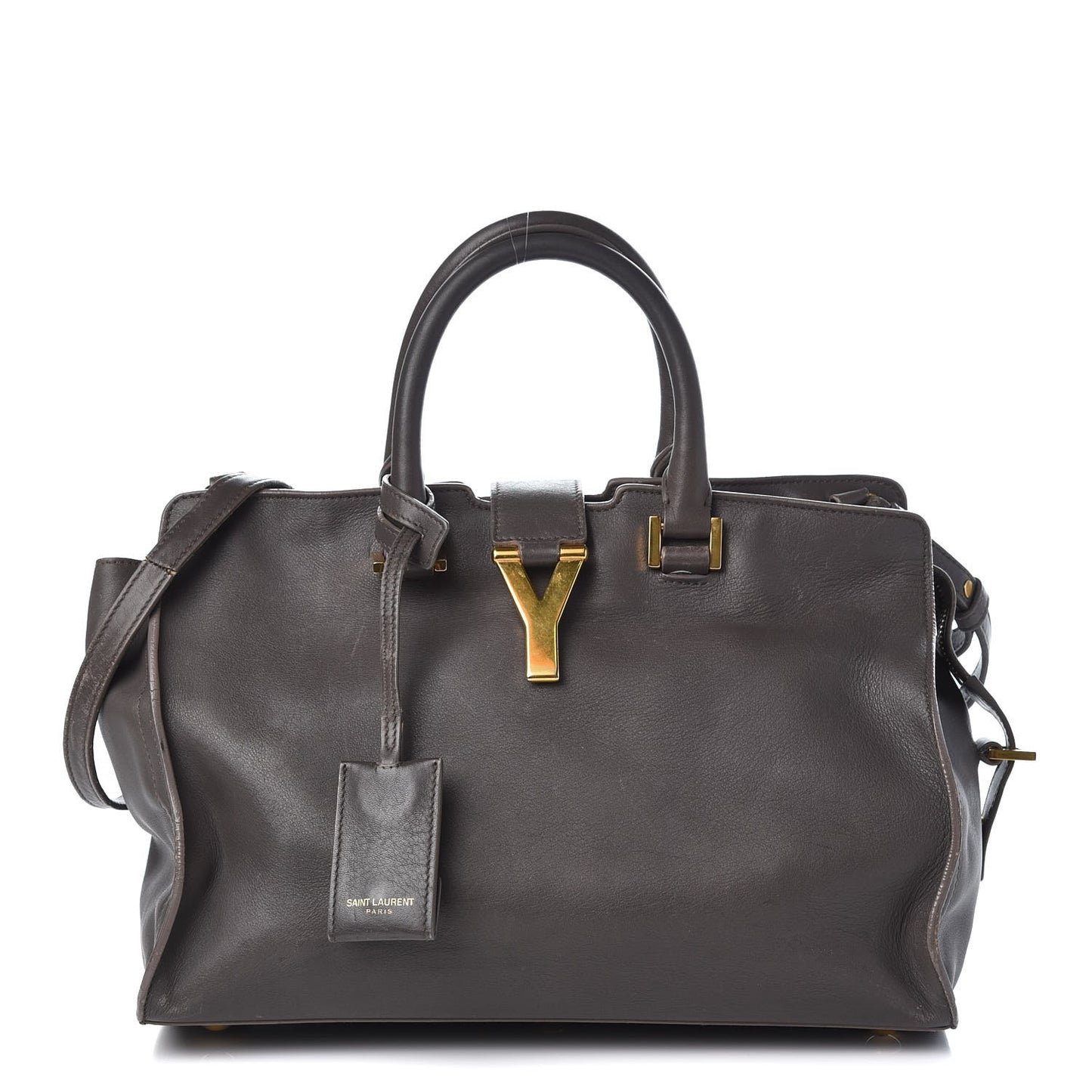 Calfskin Small Classic Y Cabas Grey