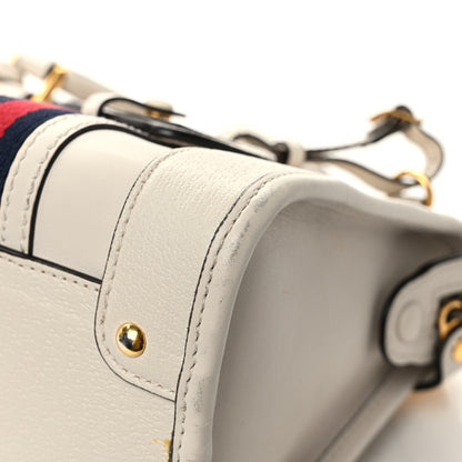 Gucci Koi Calfskin Small Bauletto Duffle Top Handle Bag Mystic White 11 of 17