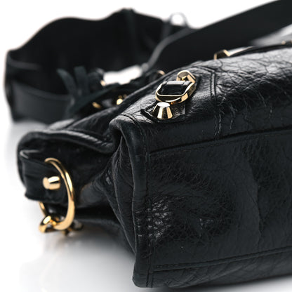 Balenciaga Agneau Classic Gold Hardware Mini City Black 6 of 13
