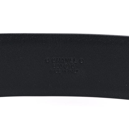 Chanel Patent Calfskin CC Belt 80 32 Black 3 of 8