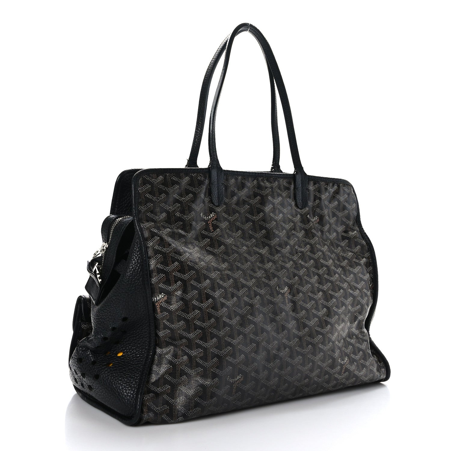 Goyard Goyardine Sac Hardy Pet Carrier PM Black 4 of 10
