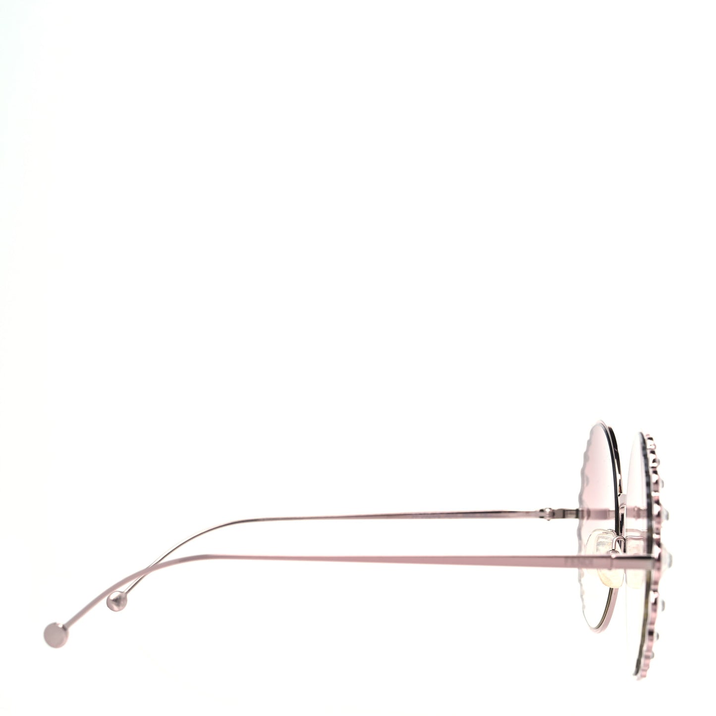 Crystal Round Sunglasses FF0324/S Rose