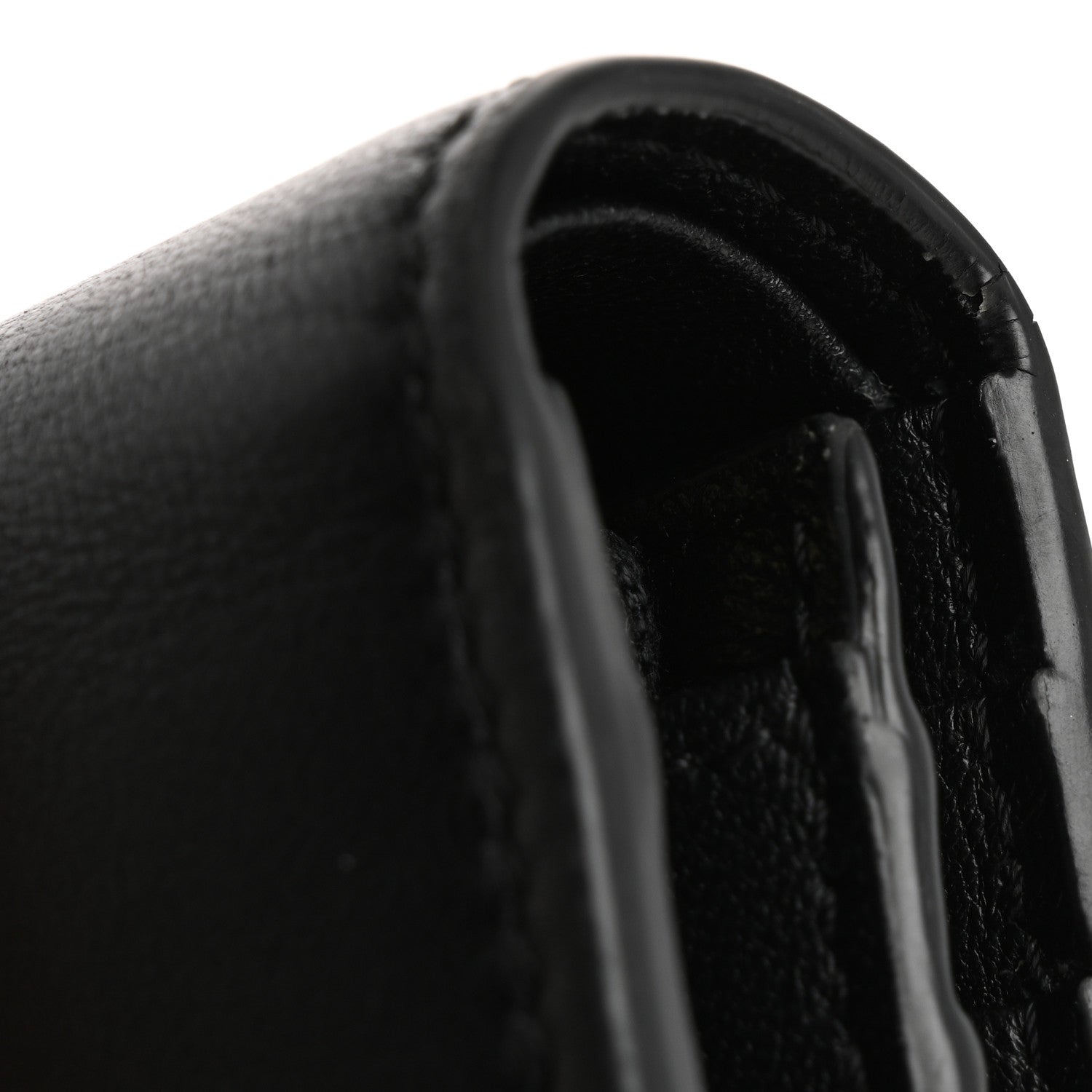 Valentino Garavani Calfskin Small VLogo Bi-Fold Wallet Black 9 of 12
