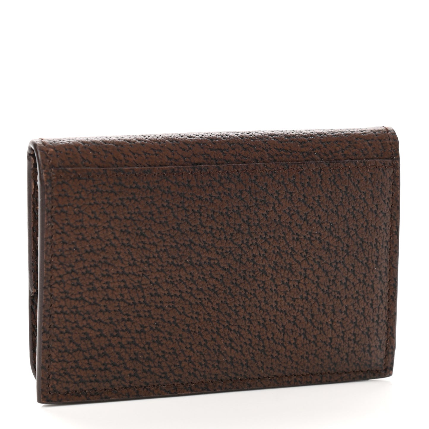 Pigskin Gancini Coin Case Brown