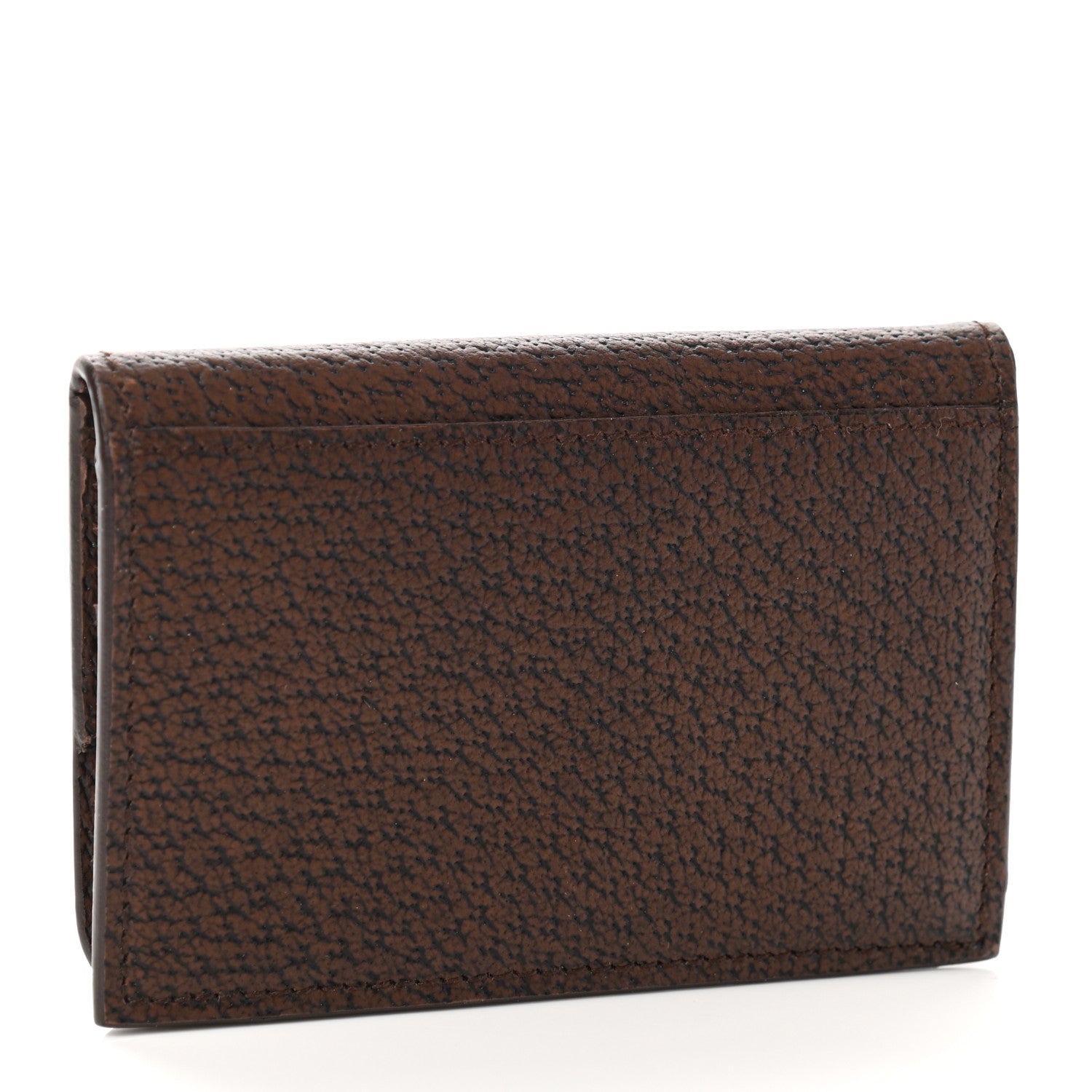 Salvatore Ferragamo Pigskin Gancini Coin Case Brown 3 of 6