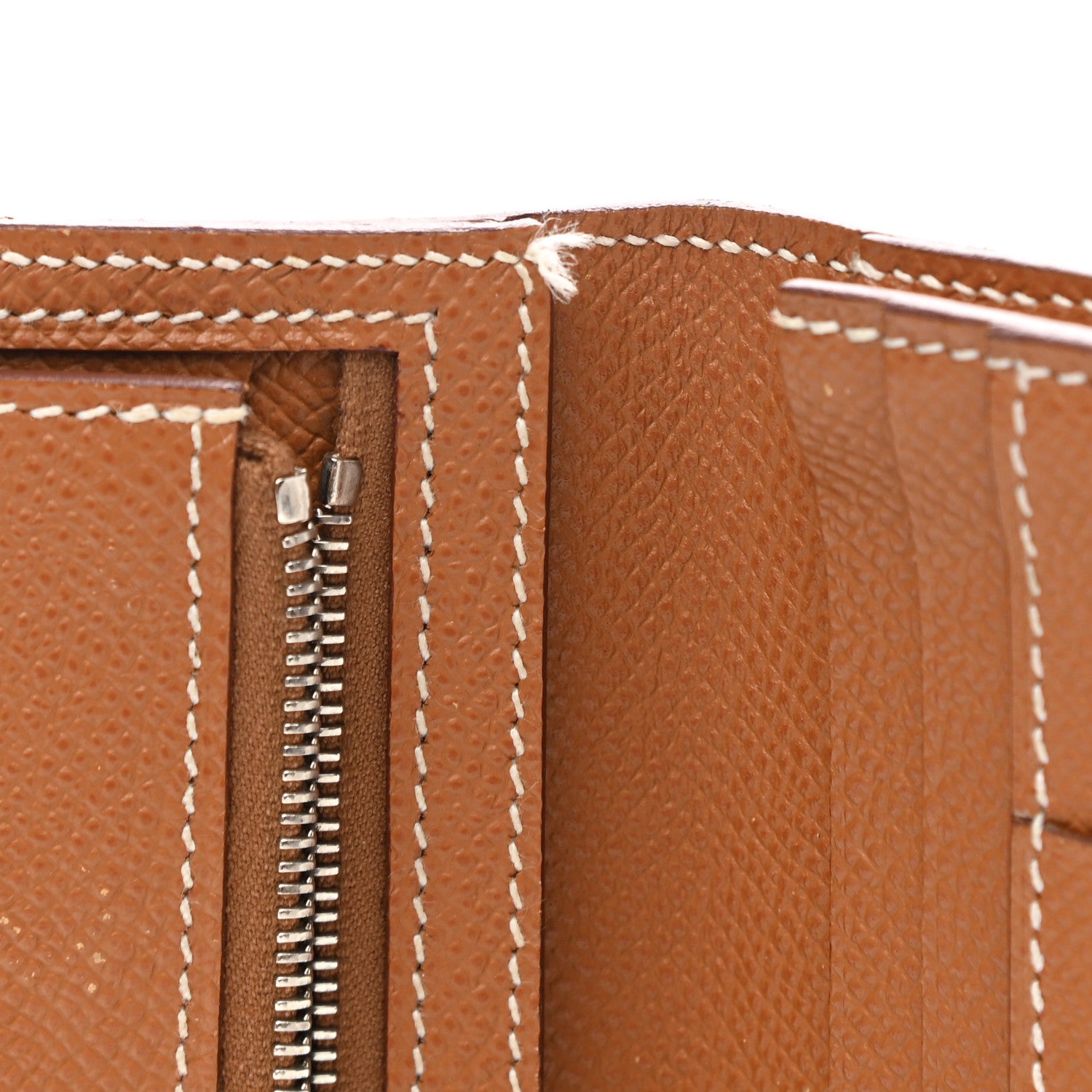 Hermes Epsom Bearn Gusset Wallet Gold 15 of 15