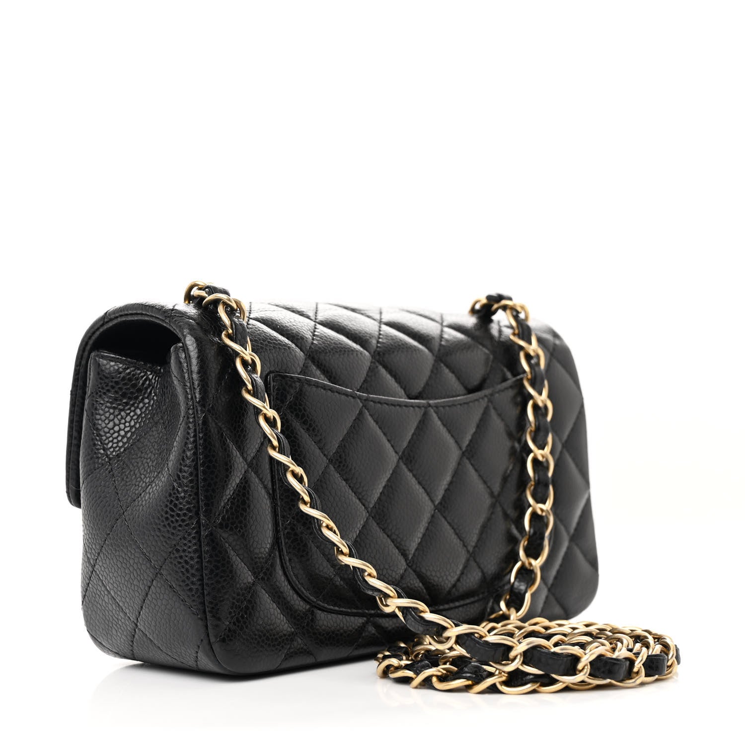 Chanel Caviar Quilted Mini Rectangular Flap Black 3 of 11