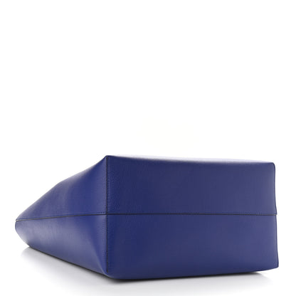 Alexander McQueen Grained Calfskin Skull Open Shopper Tote Ultramarine 5 of 10