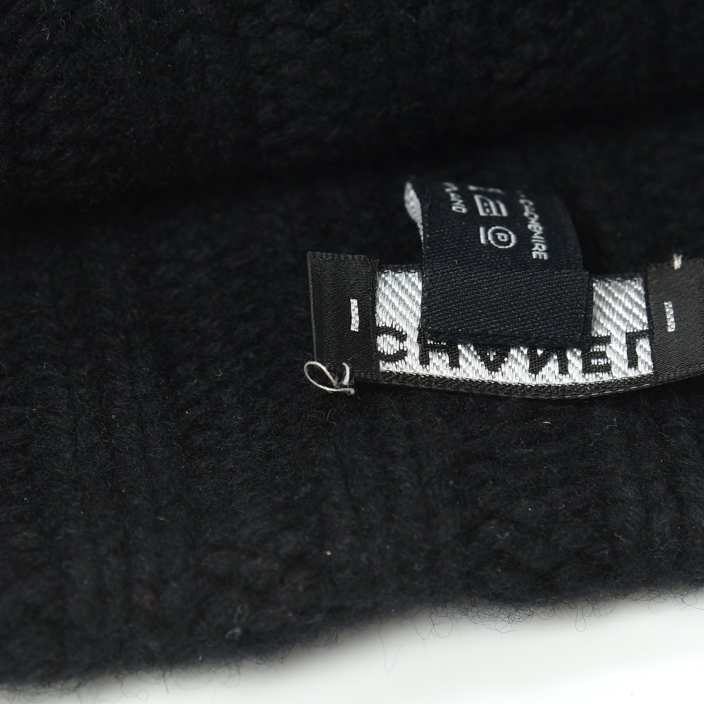Cashmere CC Shooting Star Beanie Hat Navy Black