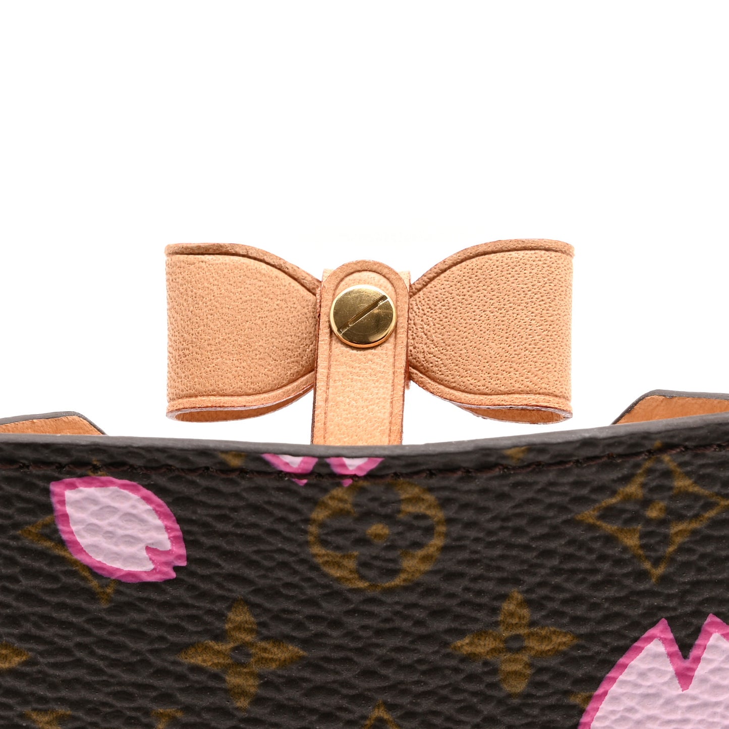 Monogram Cherry Blossom Mirror With Case Brown