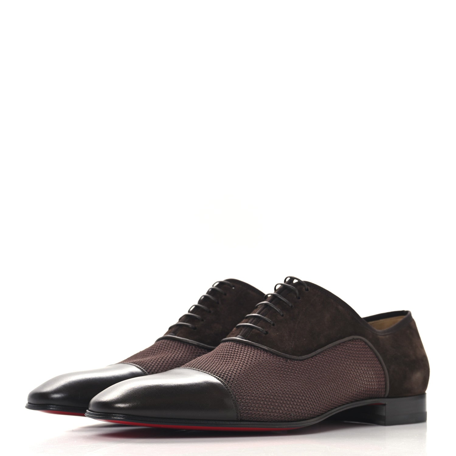 Christian Louboutin Calfskin Veau Velours Mens Greggo Flat Oxfords 43 Amara 43 Cosme 4 of 9