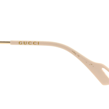 Gucci Metal Square Frame Sunglasses GG0739S Pink Brown 6 of 8