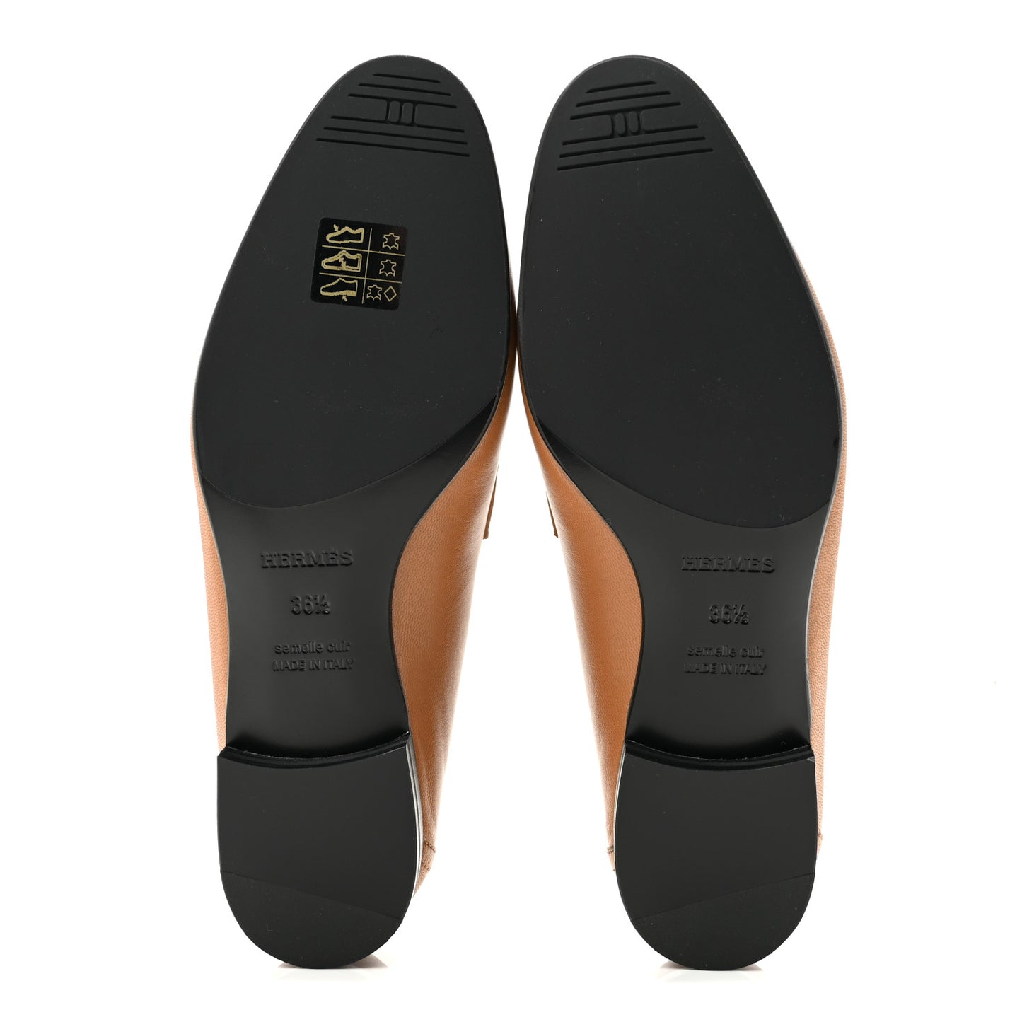 Goatskin Womens Paris Loafers 36.5 Gold