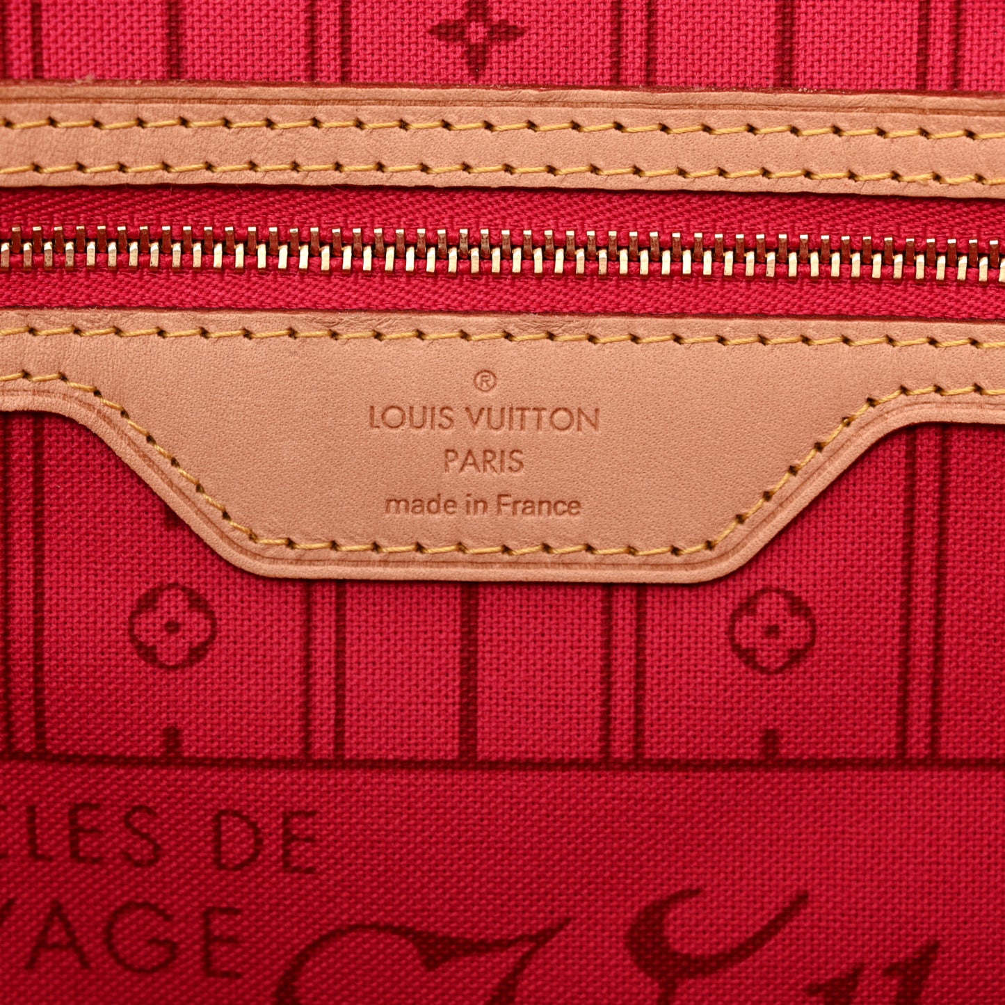Monogram My LV Heritage Neverfull MM Fuchsia Orange
