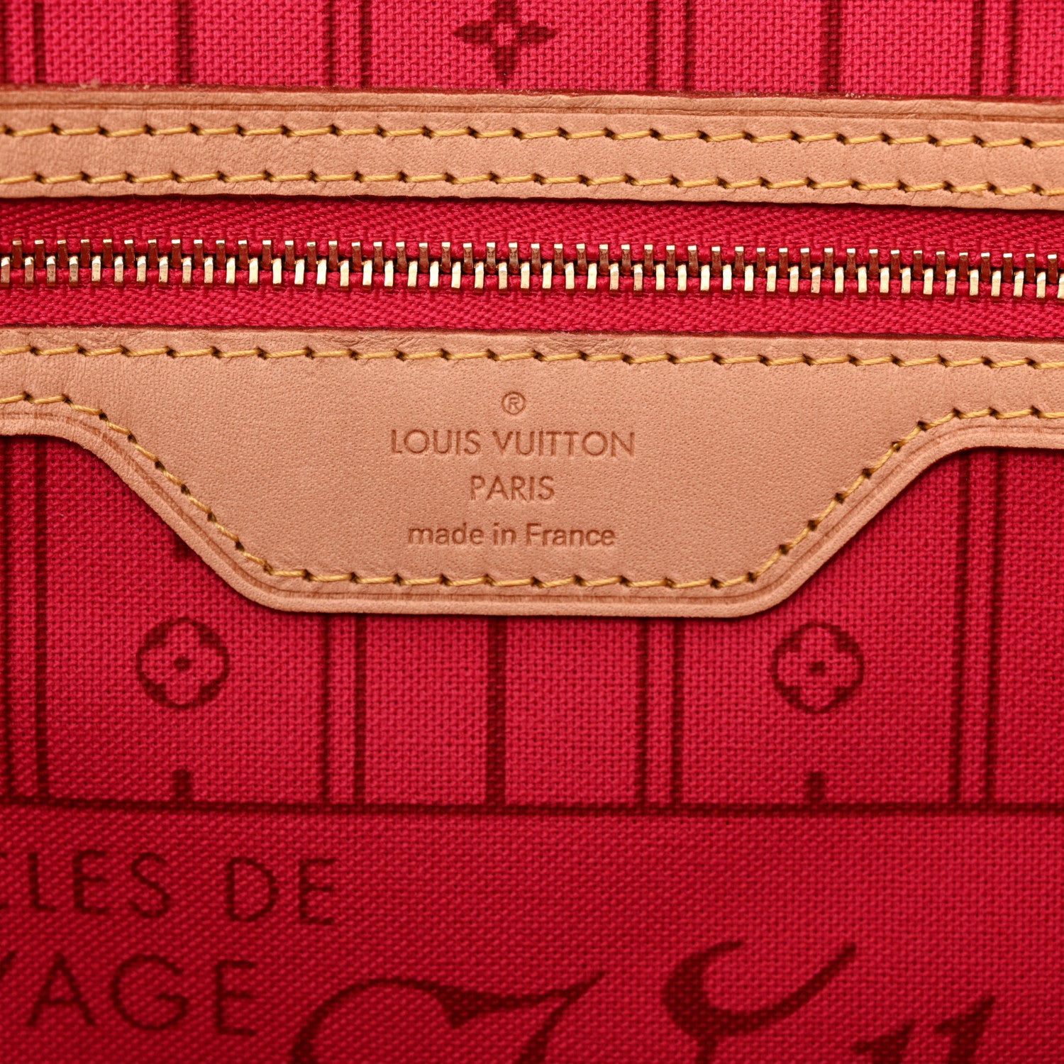 Louis Vuitton Monogram My LV Heritage Neverfull MM Fuchsia Orange 7 of 14