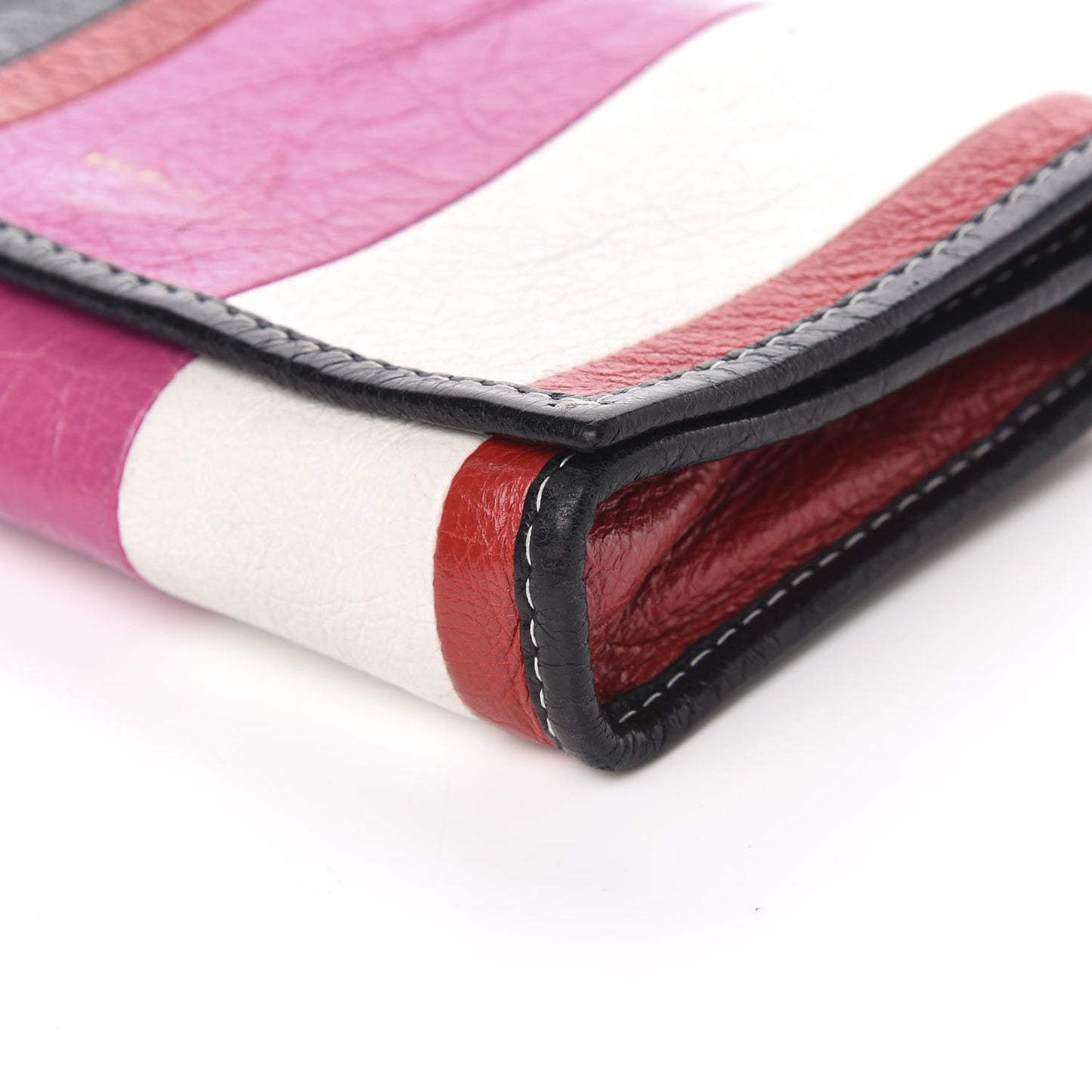 Agneau Arena Multicolore Bazar Chain Shoulder Bag Rose Gris White Black Rouge
