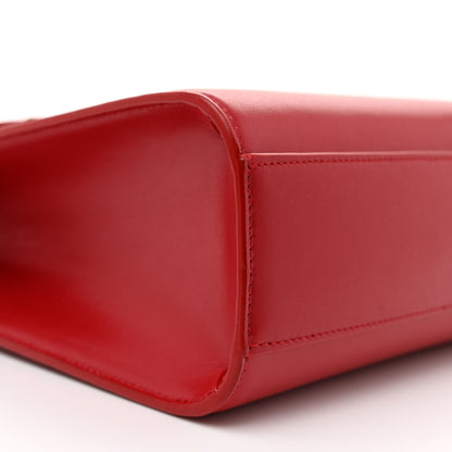 Saint Laurent Smooth Calfskin Manhattan Shoulder Bag Rouge Eros 9 of 13
