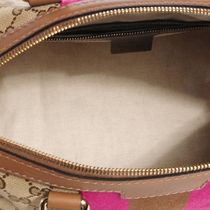Gucci Monogram Vintage Web Medium Boston Maple Brown 5 of 9