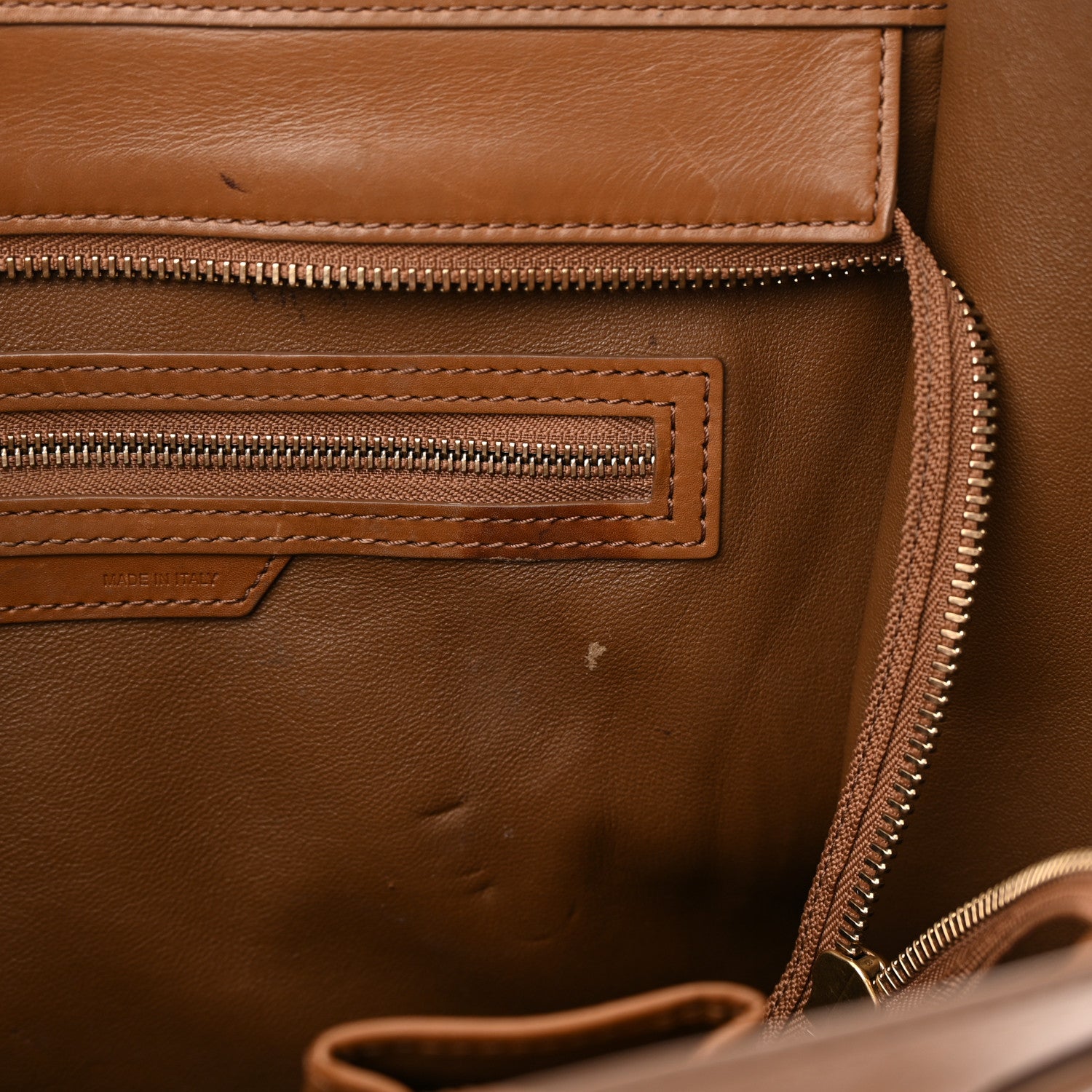 Celine Smooth Calfskin Micro Tri-Color Luggage Brown 19 of 22