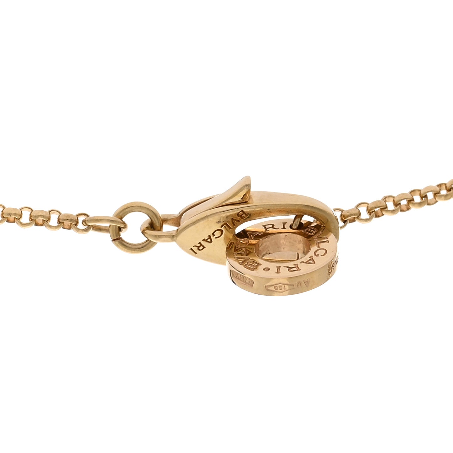 18K Yellow Gold Mini B.Zero1 Pendant Necklace