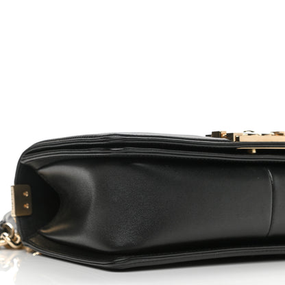 Chanel Lambskin Quilted Medium Boy Flap Black 8 of 11